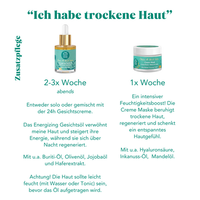 Pflegeroutine Reife Haut / trockene Haut